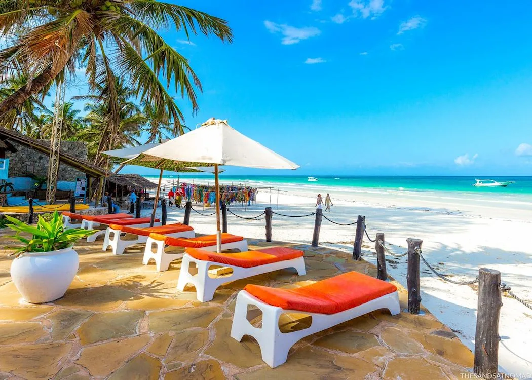 The Sands at Nomad beach resort in Diani