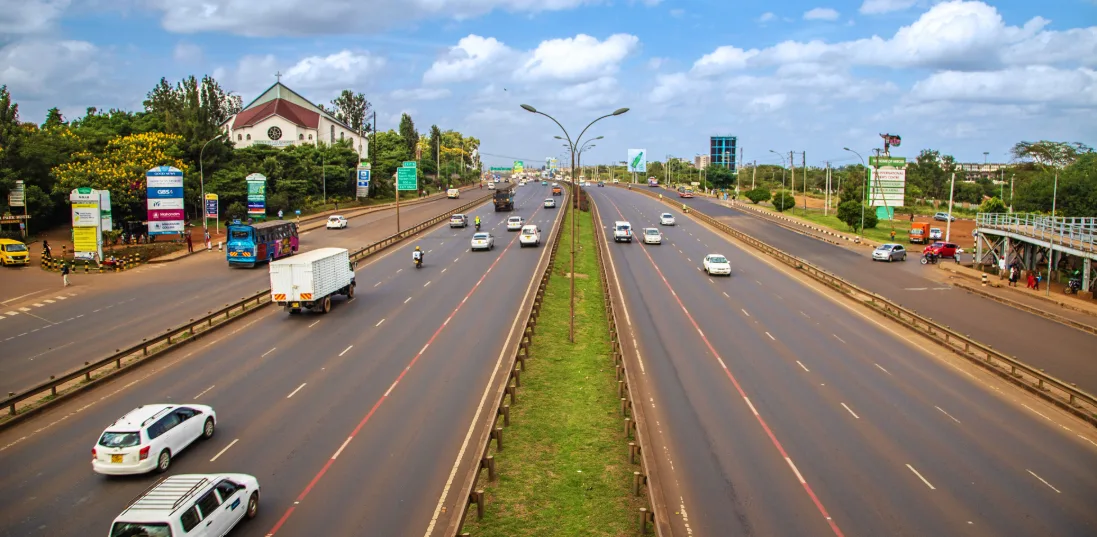 Thika Superhighway, the first smooth stretch of the Nairobi to Samburu drive