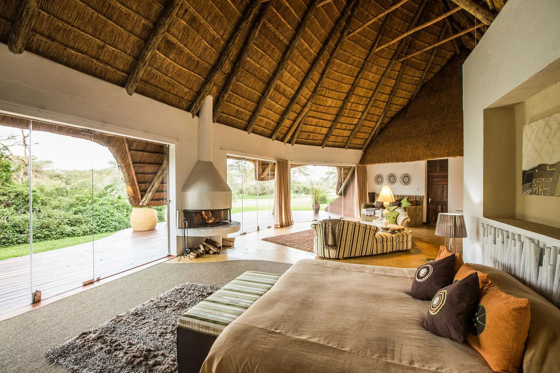 Luxury safari lodge accommodation in Kenya
