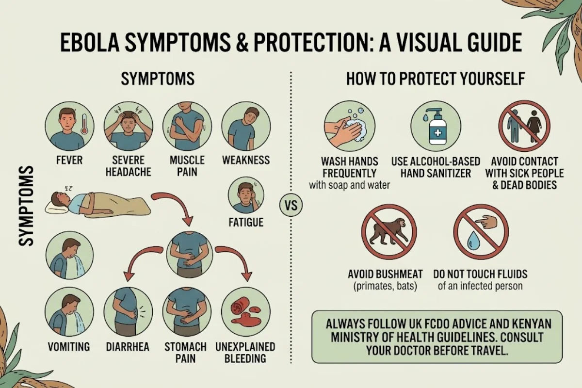 Symptoms of Ebola to watch out for and protective guidelines